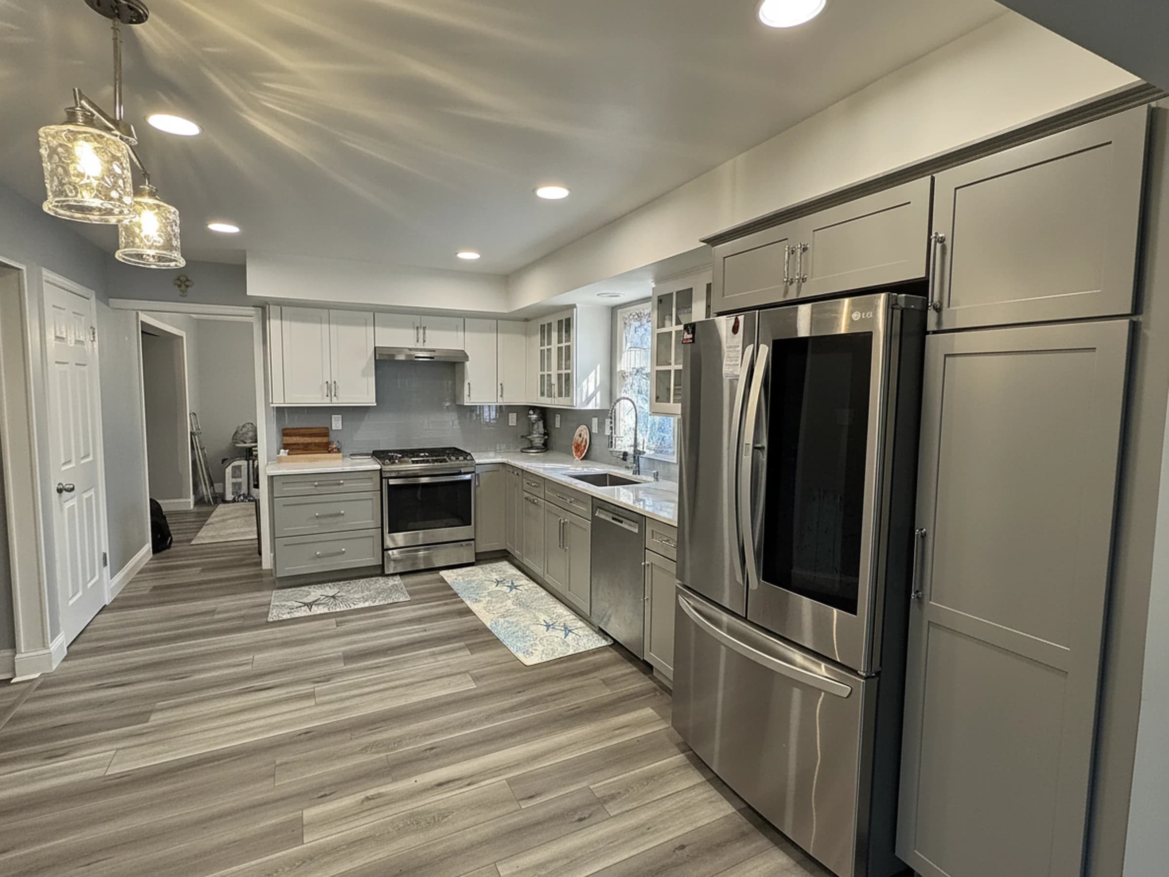 Gray shaker kitchen