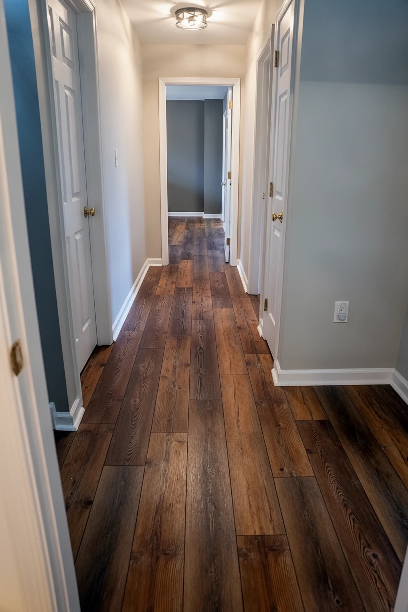 Luxury vinyl plank floors