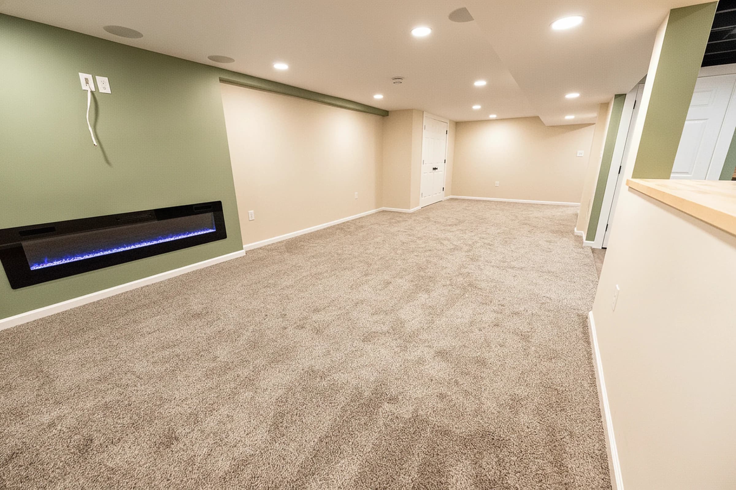 Basement family room